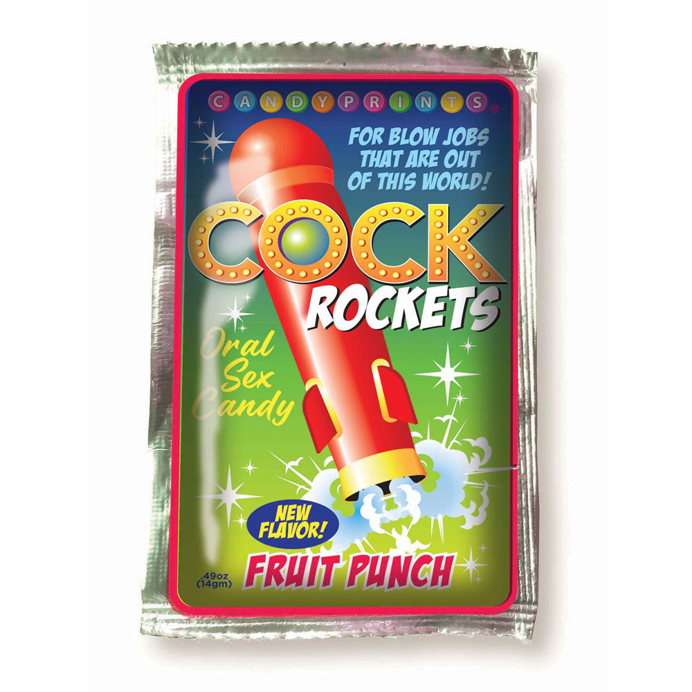 Cock Rockets Fruit Punch – Flavored Oral Sex Candy 15 Gram > Novelties > Candy & Edible Items - Tophatter Daily Deals