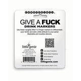 Give A Fuck Drink Markers – Set of 6 Novelty Cocktail Drink Markers > Novelties > Gag Gifts - Tophatter Daily Deals