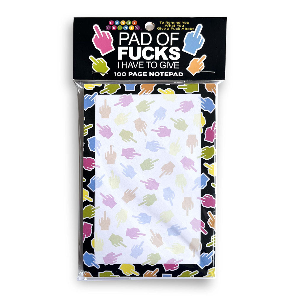 Pad of Fucks I Have to Give – Novelty 100-Page Notepad > Novelties > Gag Gifts - Tophatter Daily Deals