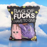 Bag of Fucks I Have to Give – Set of 5 Mini Fuzzy Plushy Pillows > Novelties > Gag Gifts - Tophatter Daily Deals