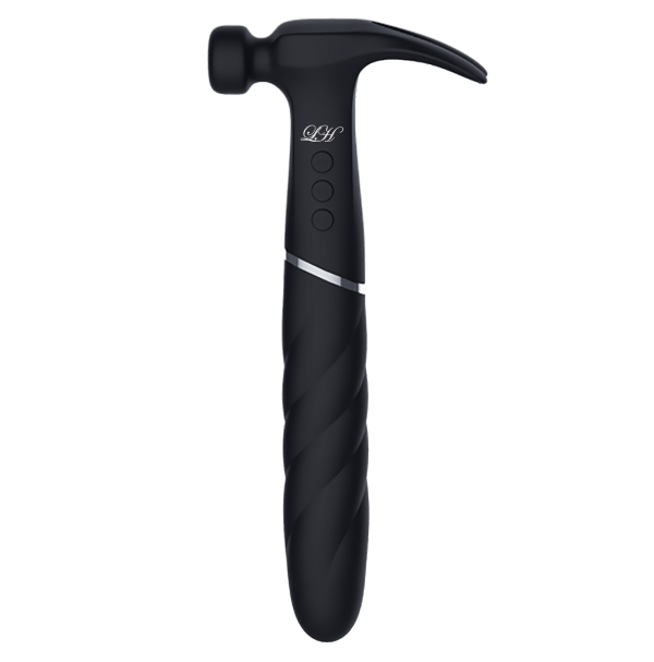 Love Hamma Round Tip Vibrator Black with Powerful Dual Stimulation and Multiple Speeds > Vibrators > Unconventional - Tophatter Daily Deals