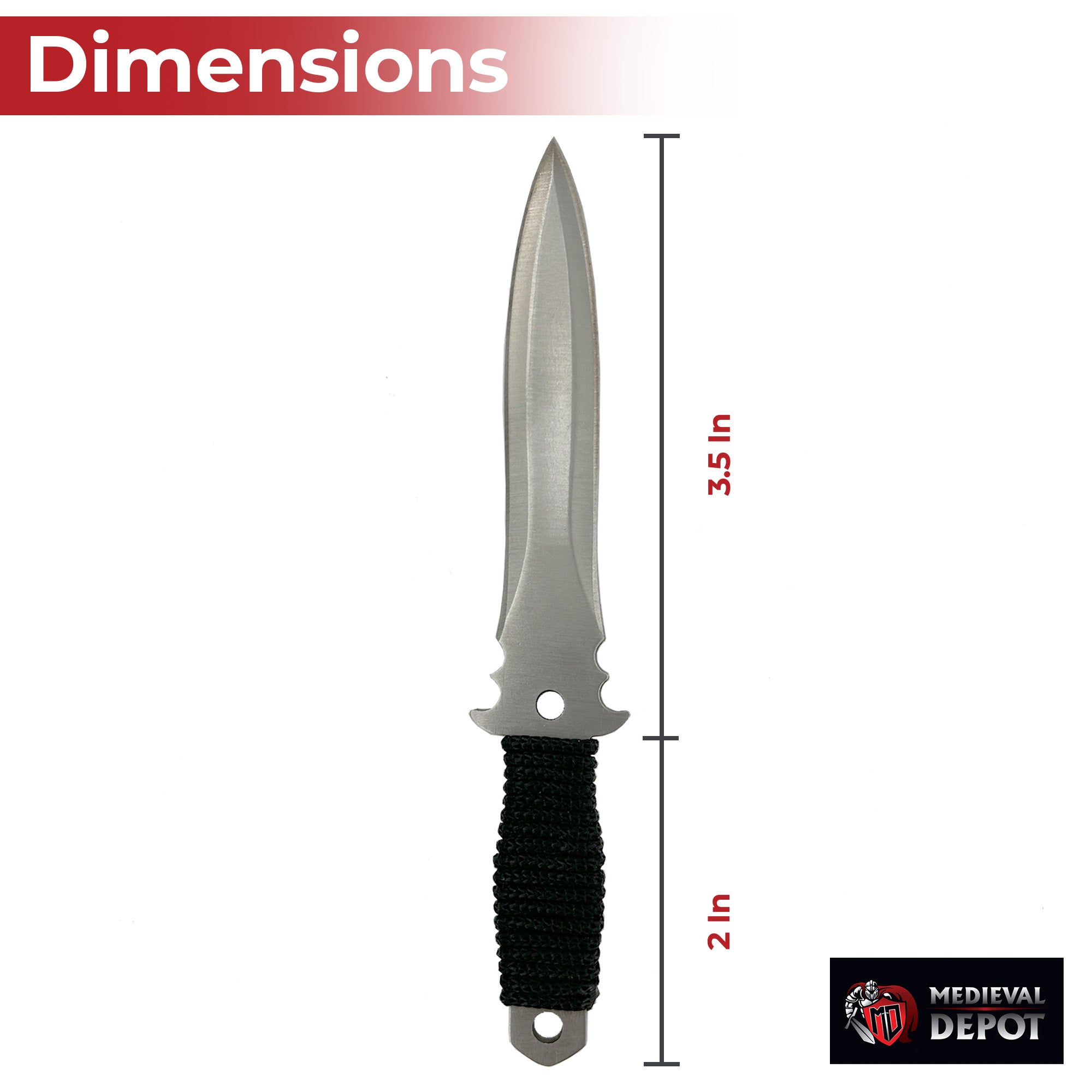Light & Dark Throwing Knife 12 Piece Set knives - Tophatter Daily Deals