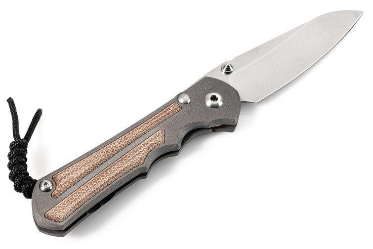 Chris Reeve Knives Large Inkosi - Left Hand - Insingo Blade - Natural Canvas Micarta Inlay - LIN-1031 Collectors - Tophatter Daily Deals