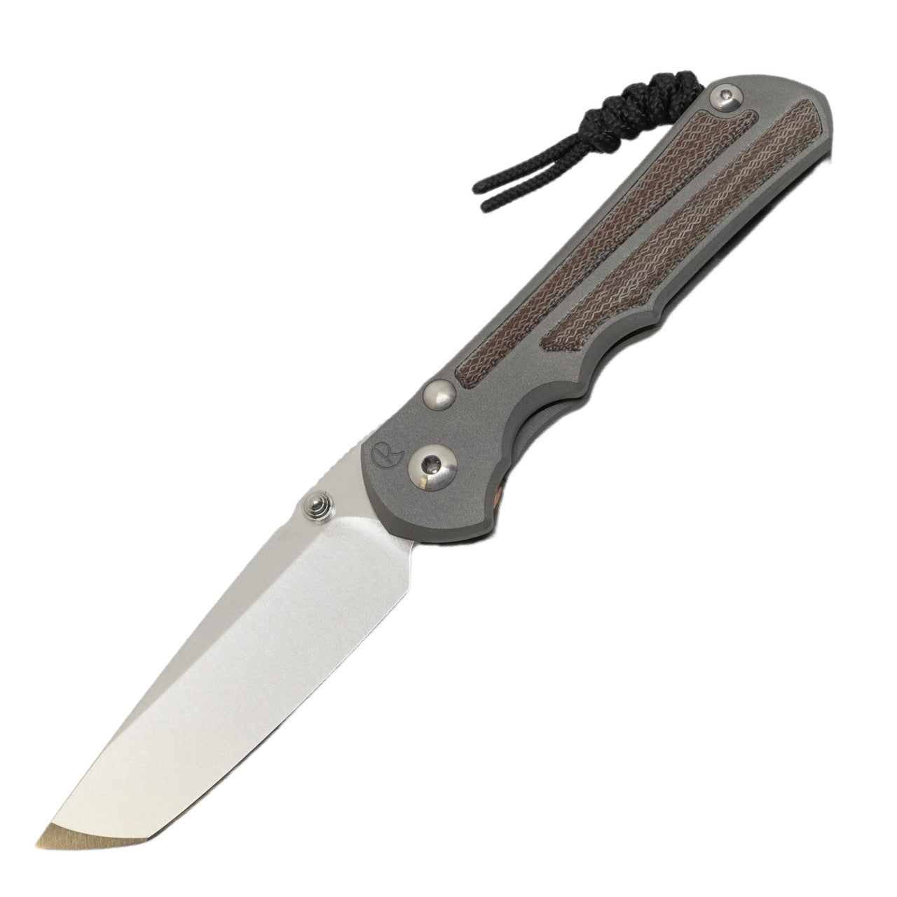 Chris Reeve Knives Large Inkosi - Tanto Blade - Natural Canvas Micarta Inlay - LIN-1046 Collectors - Tophatter Daily Deals