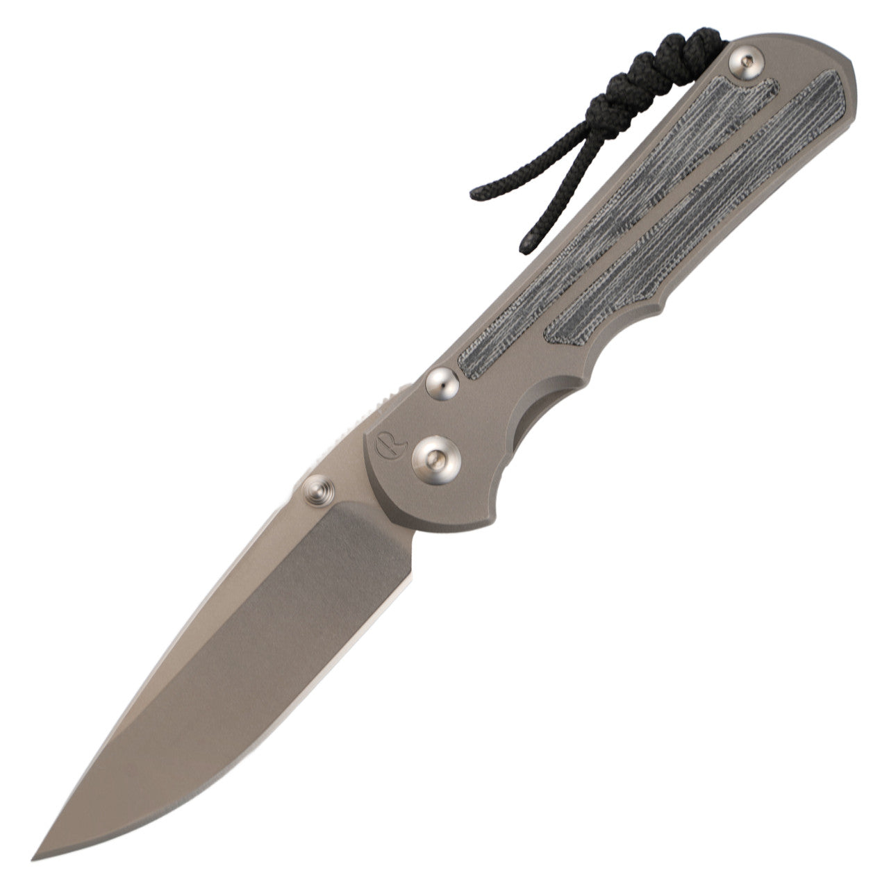 Chris Reeve Knives Large Inkosi - Drop Point Blade - Glass Blasted Handle - Black Micarta Inlay - LIN-1116 Collectors - Tophatter Daily Deals