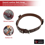 Link Hyrule Sword Leather Belt Strap historical period - Tophatter Daily Deals