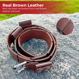 Link Hyrule Sword Leather Belt Strap historical period - Tophatter Daily Deals