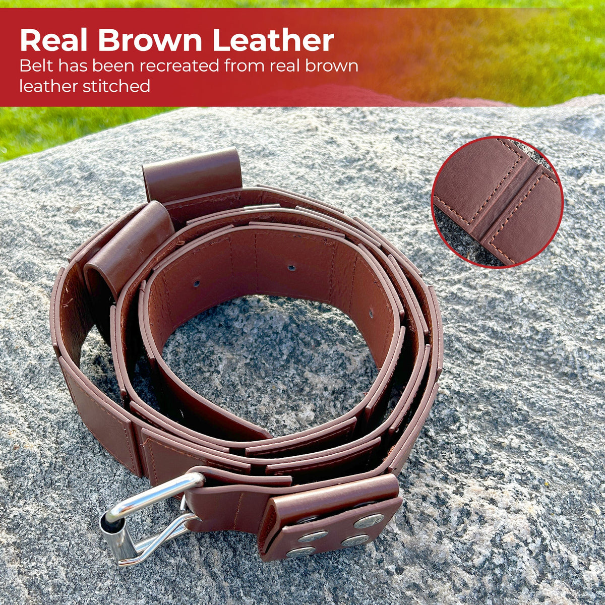 Link Hyrule Sword Leather Belt Strap historical period - Tophatter Daily Deals
