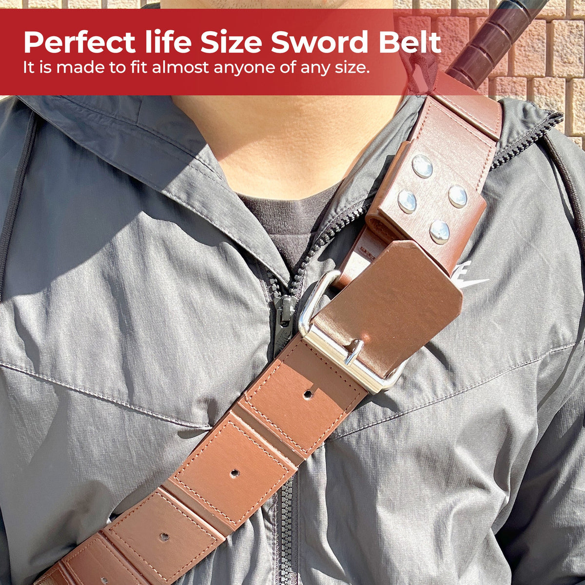 Link Hyrule Sword Leather Belt Strap historical period - Tophatter Daily Deals