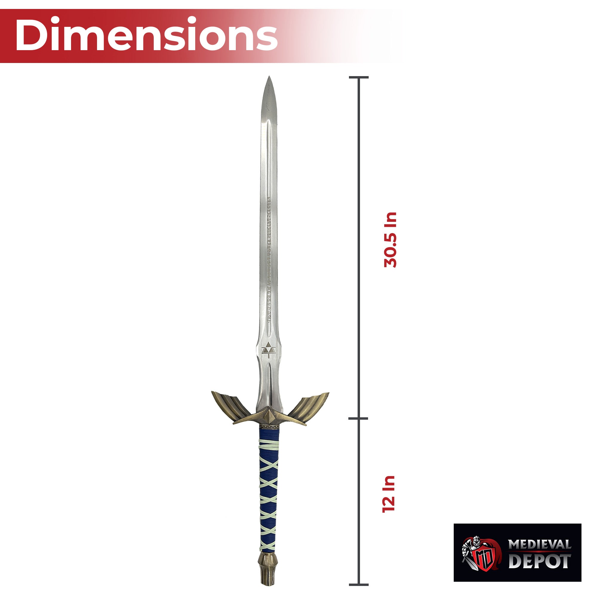 Links Ornate Prophecy Hero Sky Sword swords - Tophatter Daily Deals