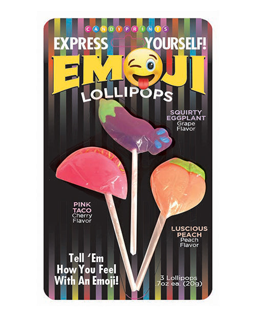 Emoji Lollipops Candy - Tophatter Daily Deals