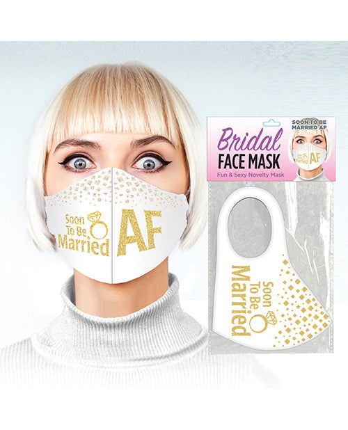Soon to be Married AF Face Mask Face Masks - Tophatter Daily Deals