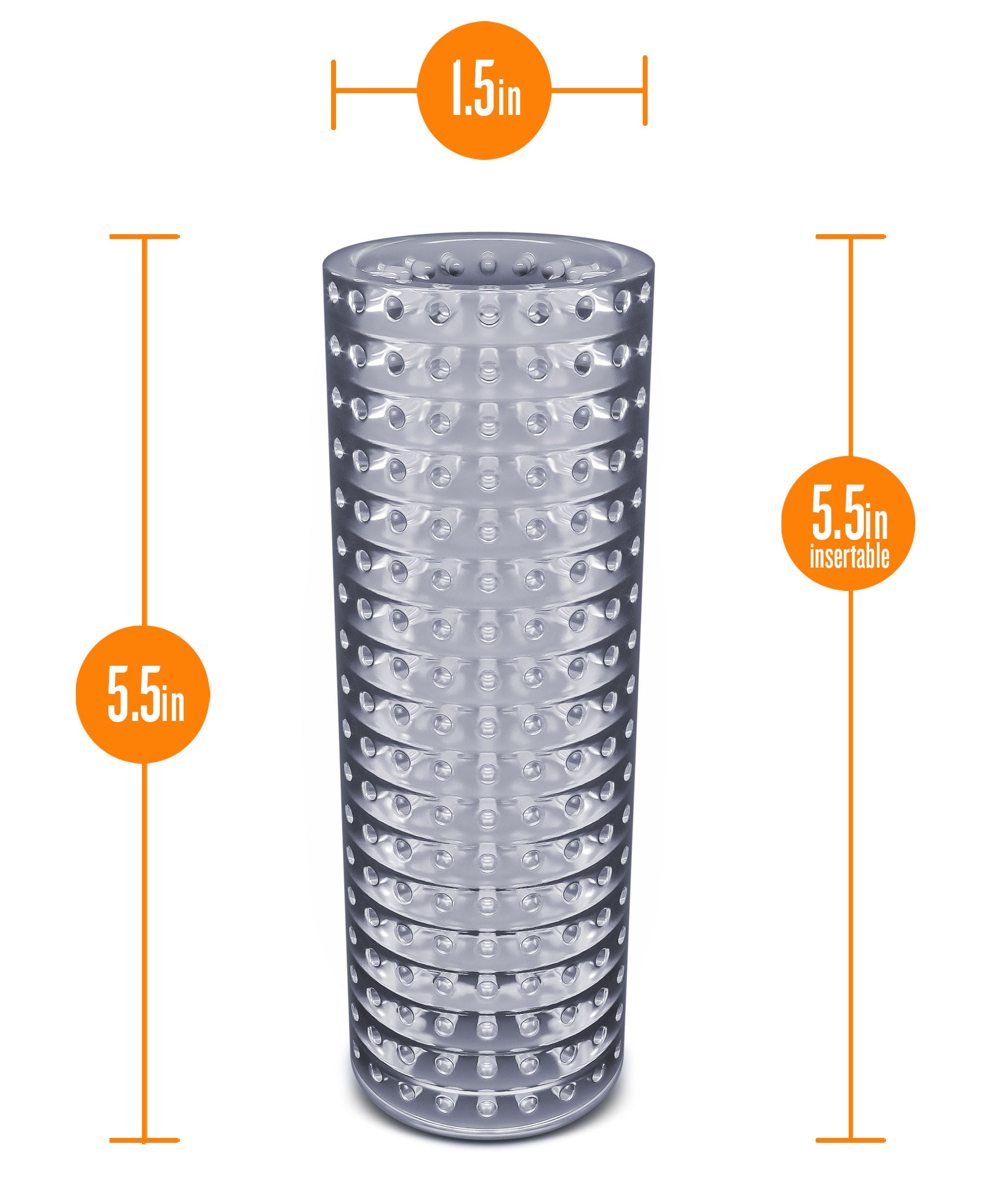Rize Clear Stimulating Masturbation Sleeve > Sex Toys For Men > Masturbators > Manual - Tophatter Daily Deals