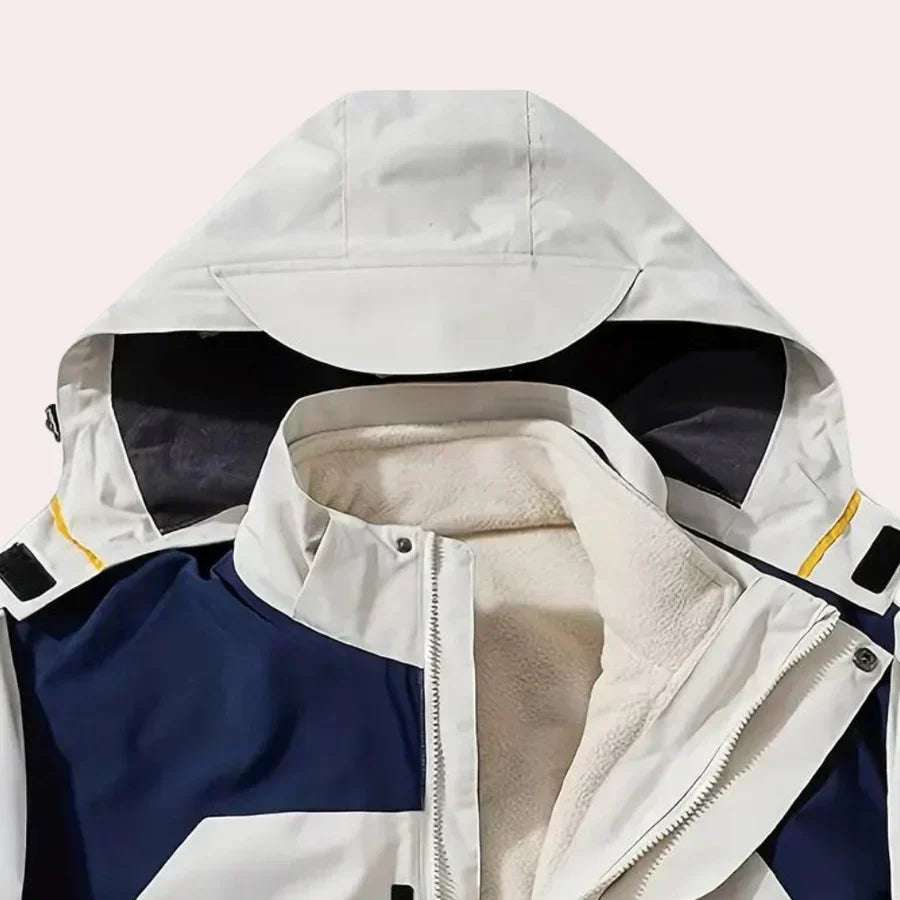 Waterproof Men's Hooded Jacket - Lightweight Shell For Rain - Tophatter Daily Deals