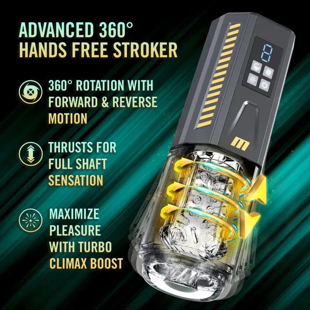 M for Men SpinMaster Pro – Luxury Automatic Male Masturbator > Sex Toys For Men > Masturbators Premium - Tophatter Daily Deals
