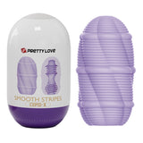 Pretty Love Cupid X Smooth Stripes – Textured Masturbator > Sex Toys For Men > Masturbators Cup - Tophatter Daily Deals