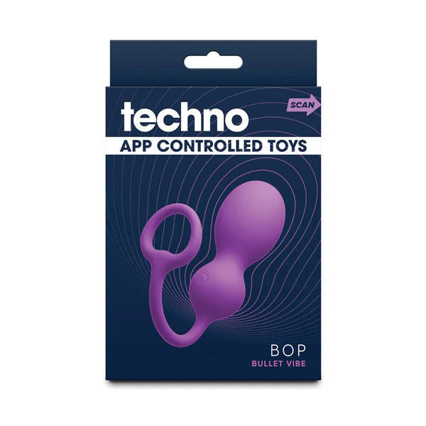 Techno Bop (Violet) – Waterproof Vibrator > Sex Toys For Ladies > Vibrating Eggs - Tophatter Daily Deals