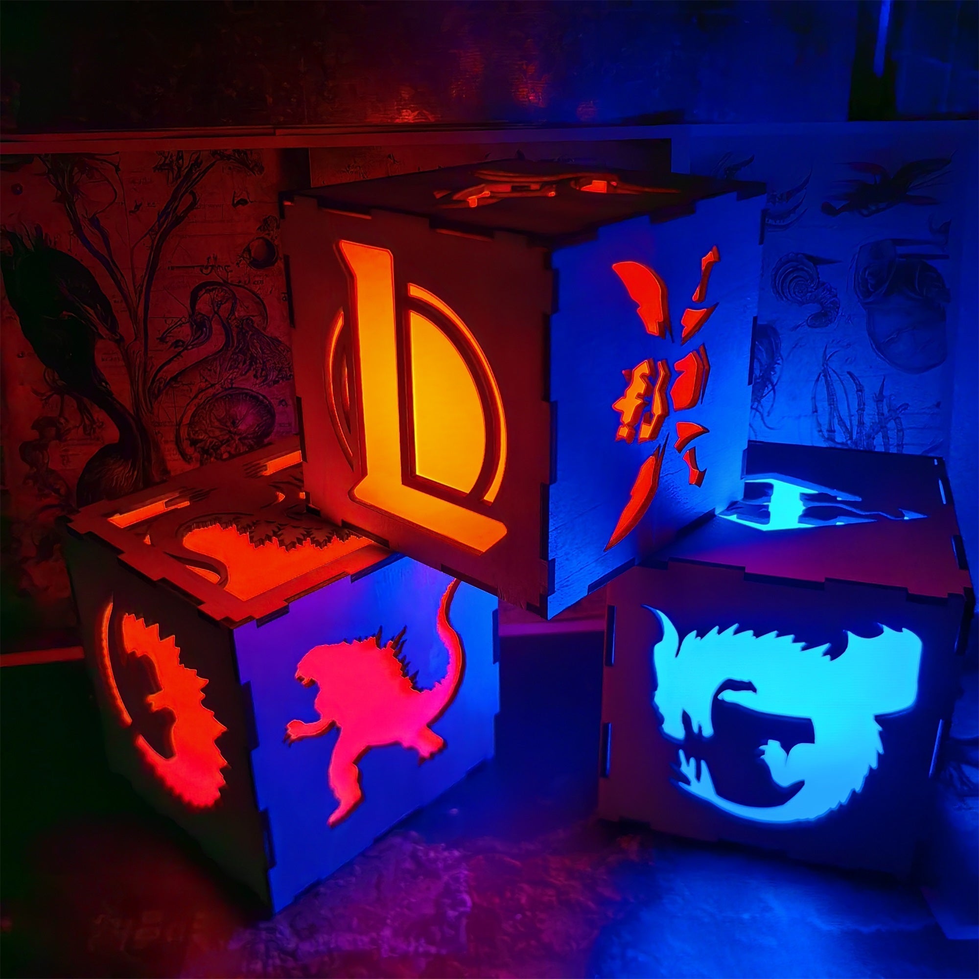 LOL Inspired Neon Night Light Room Decor - Tophatter Daily Deals