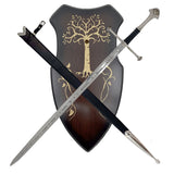 Lord of the Rings Anduril Sword of Aragorn with Plaque & Scabbard swords - Tophatter Daily Deals