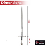 Lord of the Rings Anduril Sword of Aragorn with Plaque & Scabbard swords - Tophatter Daily Deals