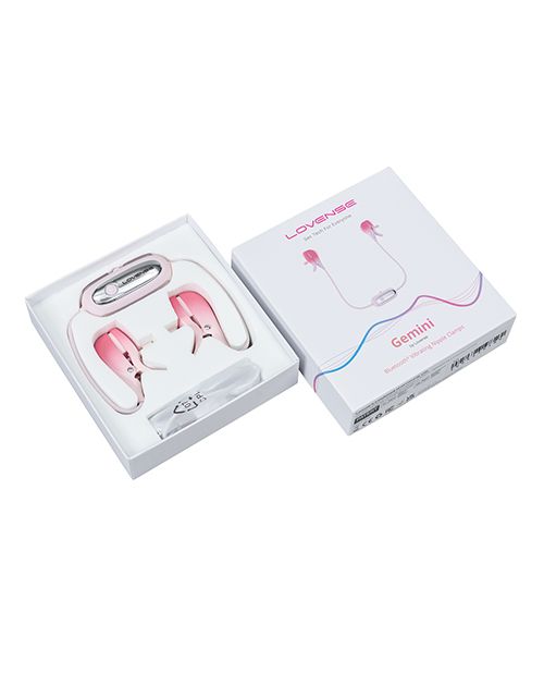 Lovense Gemini Vibrating Nipple Clamps - Tophatter Daily Deals