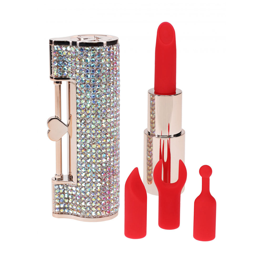 Loveline Diamond – 8.3 cm USB Rechargeable Lipstick Vibrator > Vibrators > Mini Vibrators - Tophatter Daily Deals