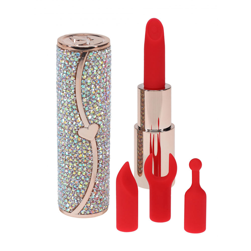Lovelife Sparkle – USB Rechargeable 8.3 cm Lipstick Vibrator > Vibrators > Mini Vibrators - Tophatter Daily Deals
