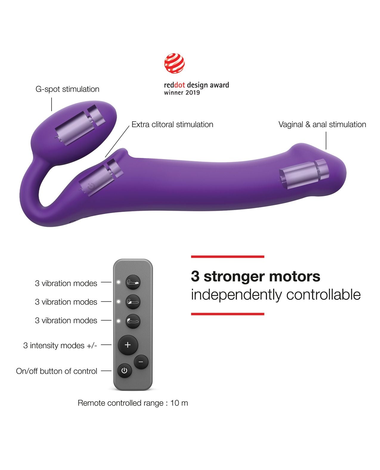 Strap On Me Vibrating Bendable Strapless Strap On Dildoes & Dongs - Tophatter Daily Deals