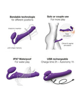 Strap On Me Vibrating Bendable Strapless Strap On Dildoes & Dongs - Tophatter Daily Deals