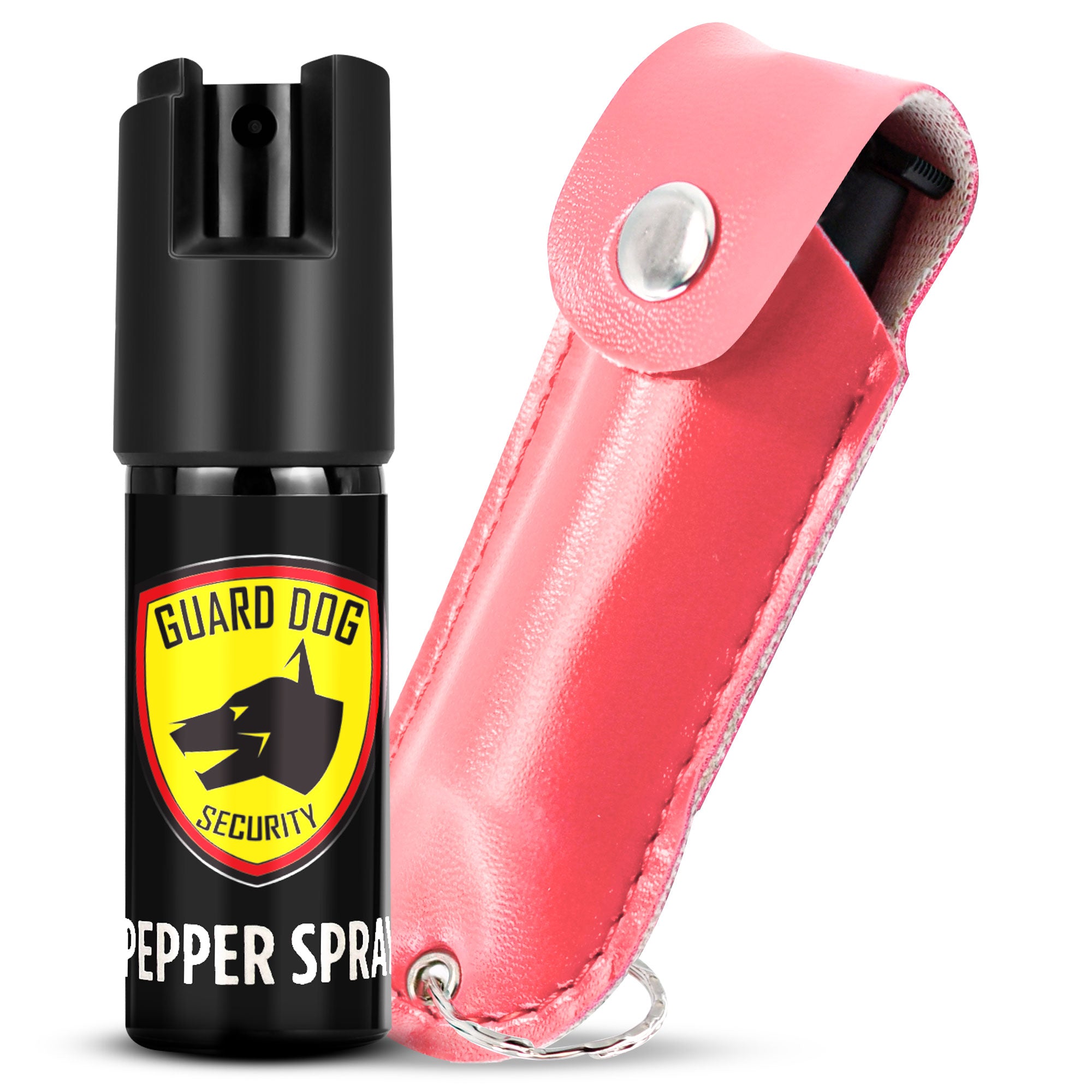 Light Pink Personal Defense Pepper Spray OC-18 1/2 oz - Leather Case - TOPHATTER'S ARMORY DEALS Collectible Weapons - Tophatter Daily Deals