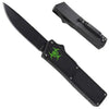 Lightning OTF Knife Black Death Storm Automatic Dual Action Knife-OTF - Tophatter Daily Deals