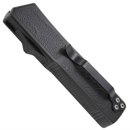 Lightning OTF Knife Black Death Storm Automatic Dual Action Knife-OTF - Tophatter Daily Deals