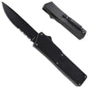 Lightning OTF Knife Black Ice Automatic Dual Action Knife-OTF - Tophatter Daily Deals