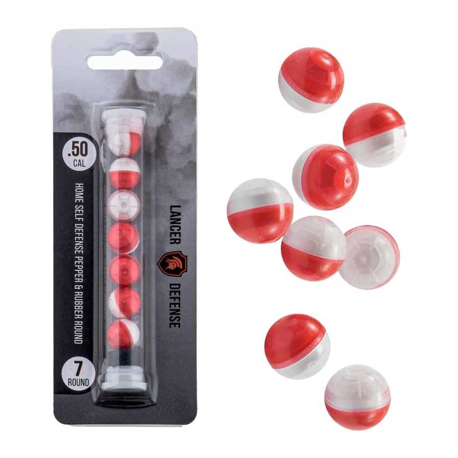 .50 Caliber Pepper Balls Rounds 7 Count - Tophatter's Inc. Weapons Store Online Collectible Weapons - Tophatter Daily Deals