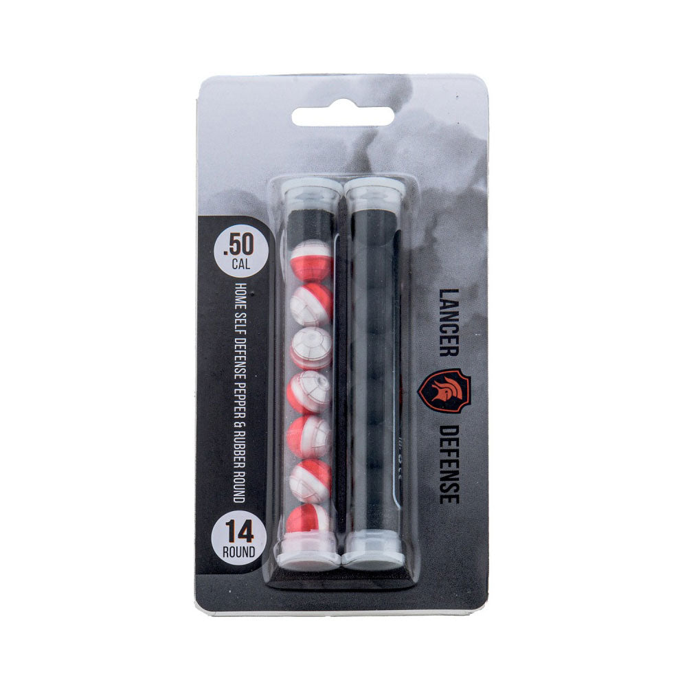 .50 Cal Pepper Ball and Rubber Ball Pack ( 7 Rounds of Each ) Collectible Weapons - Tophatter Daily Deals