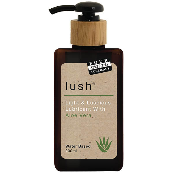Four Seasons Lush Aloe Vera Lubricant 200ml > Lube > Water Based - Tophatter Daily Deals