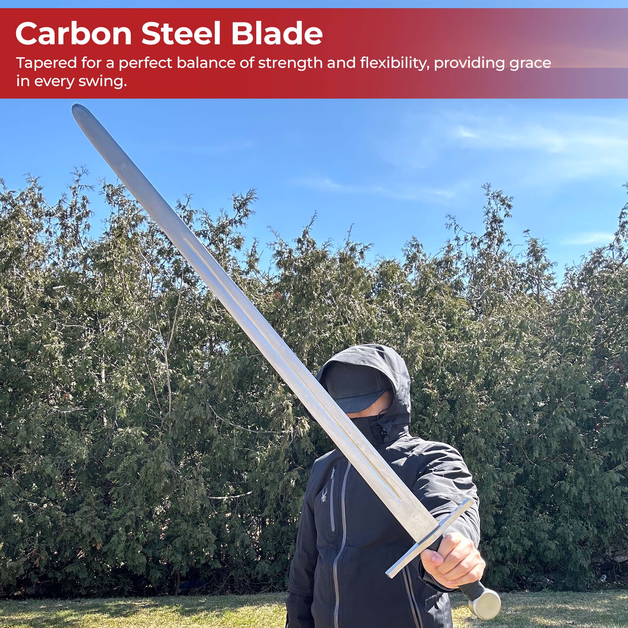 Lumina Knight Heavy Duty Sparring Sword Swords - Tophatter Daily Deals