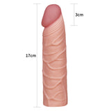 Pleasure X-Tender (Flesh) – 30% thicker. 1" inch extra Penis Extension Sleeve > Sex Toys For Men > Penis Sleeves - Tophatter Daily Deals