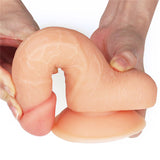 Lovetoy The Ultra Soft Dude – 7 Inch Realistic Dildo with Suction Cup > Dildos > Realistic Dildos - Tophatter Daily Deals