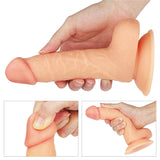 Lovetoy The Ultra Soft Dude – 7 Inch Realistic Dildo with Suction Cup > Dildos > Realistic Dildos - Tophatter Daily Deals