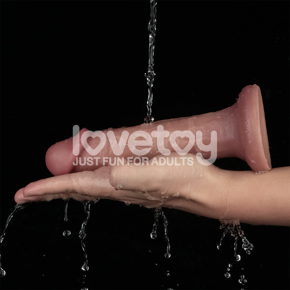 Lovetoy Dual-Density Power Cock – 8 Inch USB Rechargeable Vibrating Dong > Vibrators > Realistic Vibrators - Tophatter Daily Deals