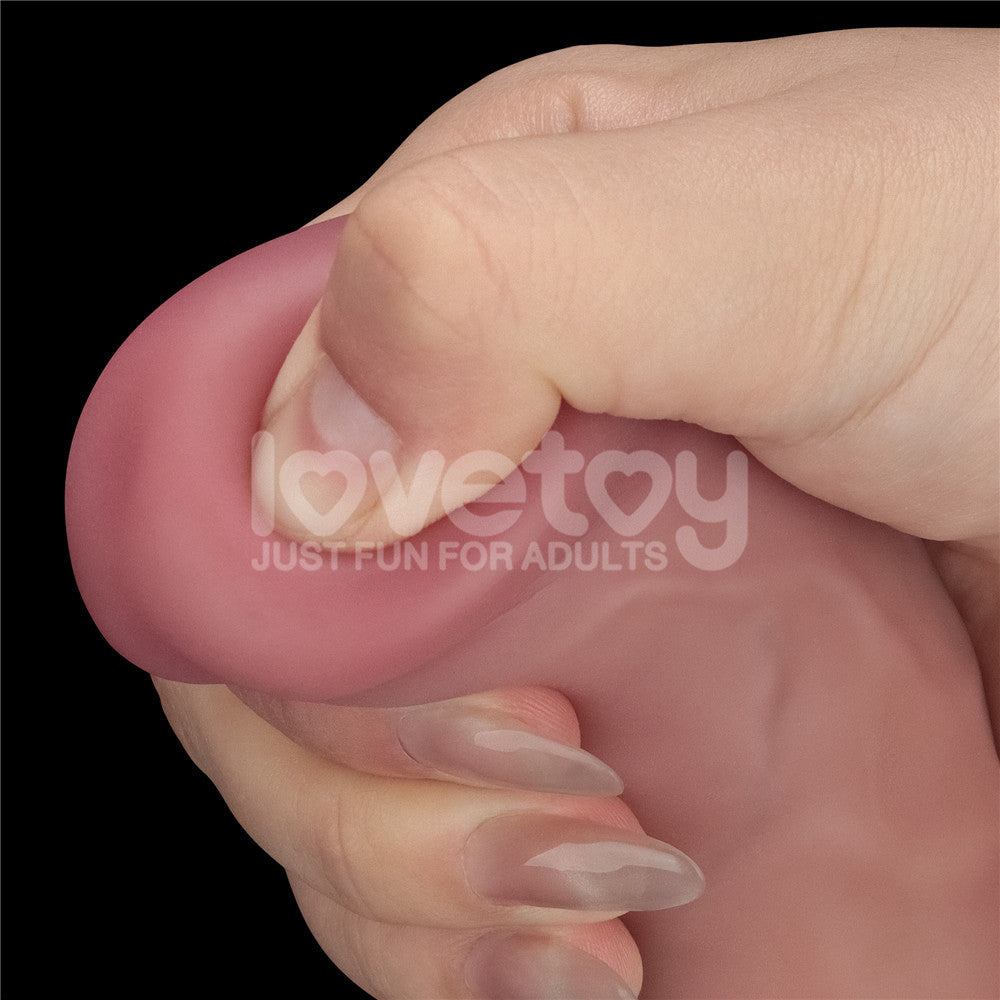 Lovetoy Dual-Density Power Cock – USB Rechargeable 9 Inch Vibrating Dildo > Vibrators > Realistic Vibrators - Tophatter Daily Deals
