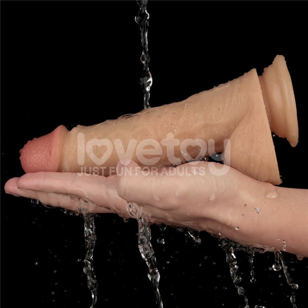 Power Basics 8 Inch Vibrating Dildo – Lifelike Waterproof Dildo > Vibrators > Realistic Vibrators - Tophatter Daily Deals