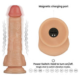Power Basics 8 Inch Vibrating Dildo – Lifelike Waterproof Dildo > Vibrators > Realistic Vibrators - Tophatter Daily Deals