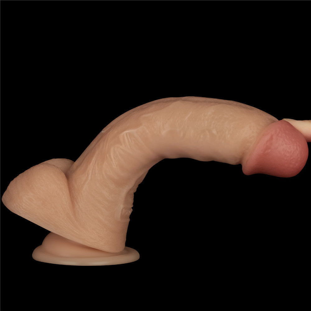 Power Basics 8 Inch Vibrating Dildo – Lifelike Waterproof Dildo > Vibrators > Realistic Vibrators - Tophatter Daily Deals