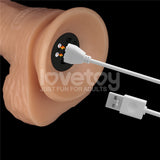 Power Basics 8.5 Inch USB Rechargeable Vibrating Dildo > Vibrators > Realistic Vibrators - Tophatter Daily Deals