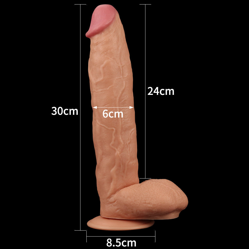 Lovetoy Legendary Realistic Dildo – 11 Inch King Size Dildo > Dildos > Large Dildos - Tophatter Daily Deals