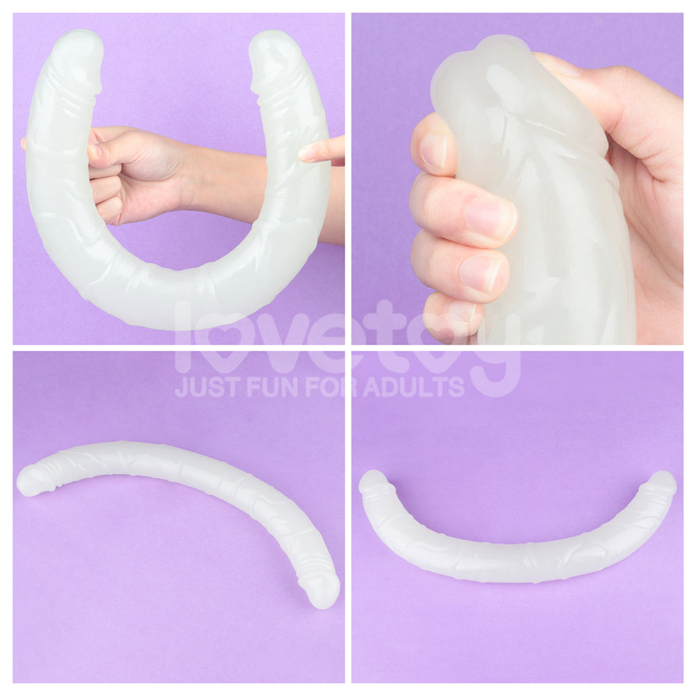 Lumino Play 18.5 Inch Glow in the Dark Double Dildo > Dildos > Double Dildos - Tophatter Daily Deals