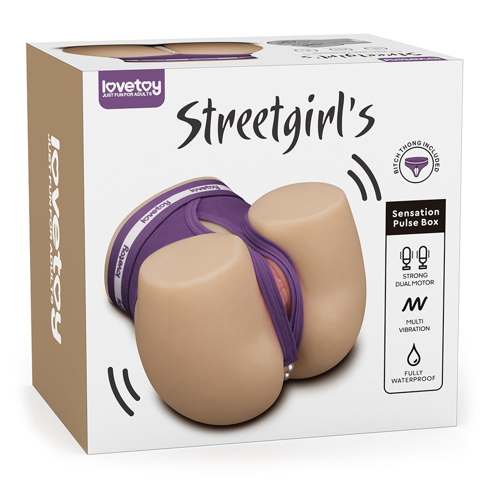 Streetgirls Dual Motor Automatic Pulse Masturbator with Realistic Vagina and Anus > Sex Toys For Men > Assbators - Tophatter Daily Deals