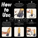 Aerosx Dual Density Inflatable Dildo – 10 Inch Inflatable Dildo > Dildos > Large Dildos - Tophatter Daily Deals